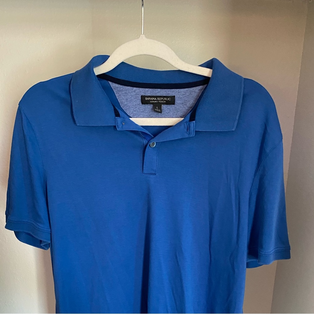 Banana Republic luxury touch polo